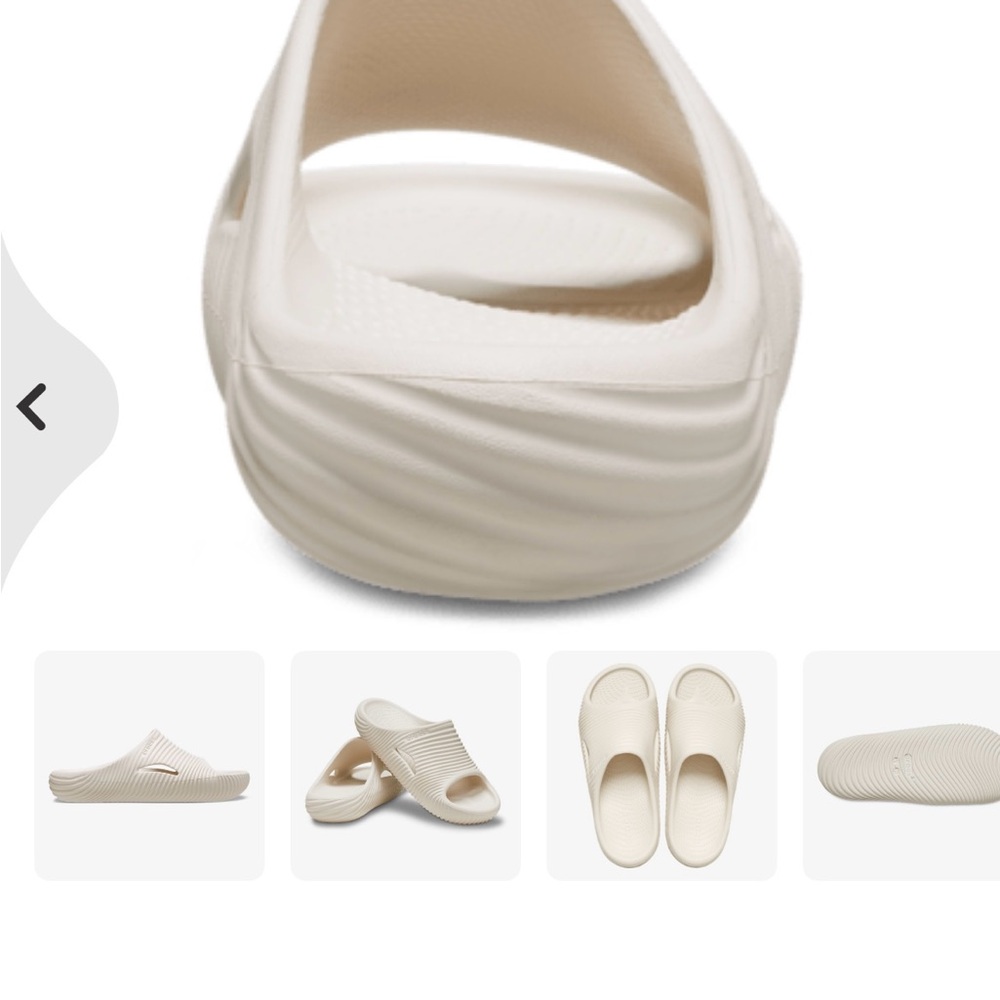 CROCS Cream Loafers & Slip-Ons - Picture 4 of 6